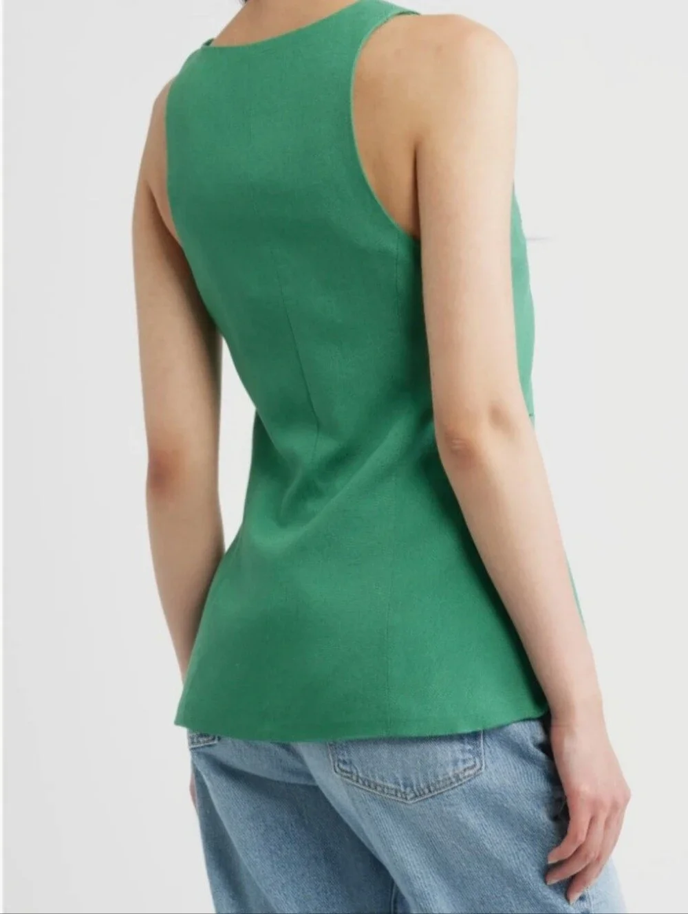 Deluc Sleeveless Vest and Wide-Leg Pants Set